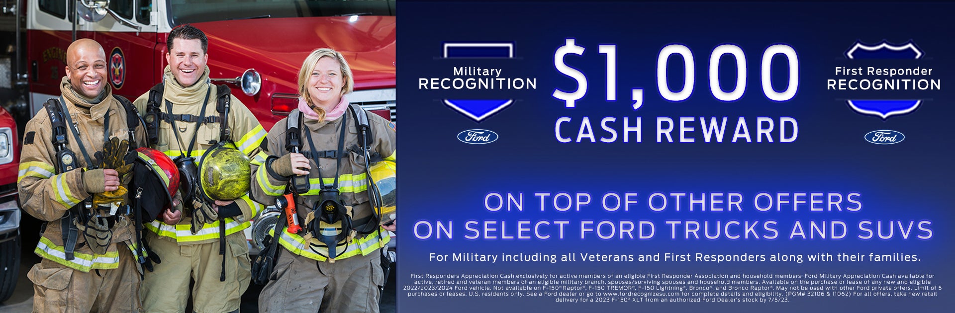 Military and First Responder Discount